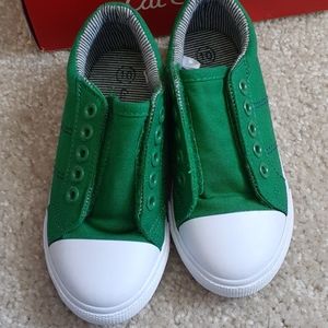 Green cat and jack slip ons